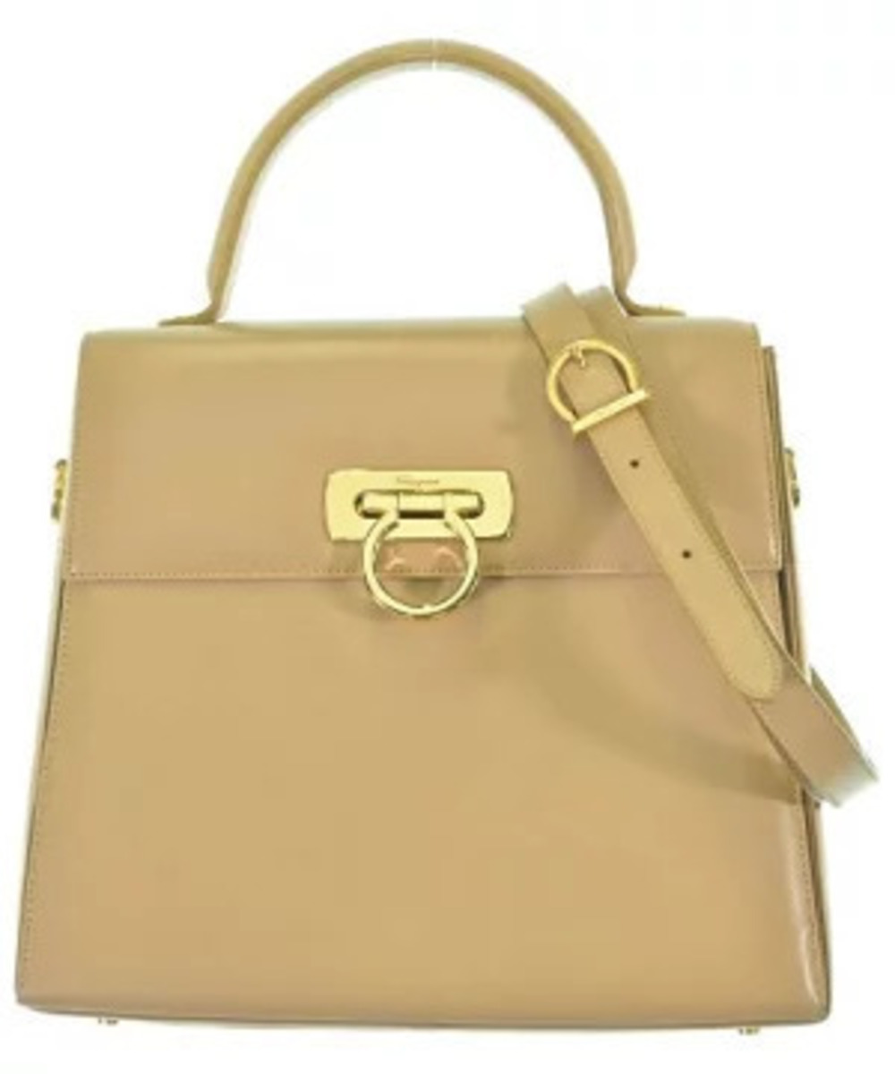 Salvatore Ferragamo Handbag Beige Cream